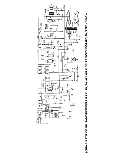 GBC FM-2A Aramis FM-42RF Stac Radiofonografo