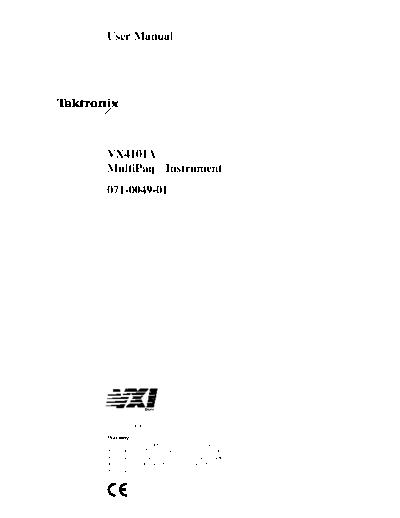 TEK VX4101A User
