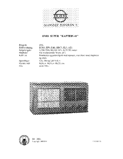 Omholdt super Kaptein 41