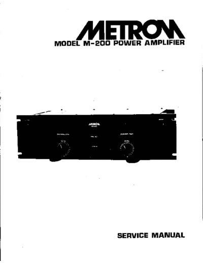 hfe_metron_m-200_service_en