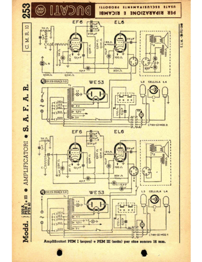 SAFAR 509A PEM I PEM III Amplifier