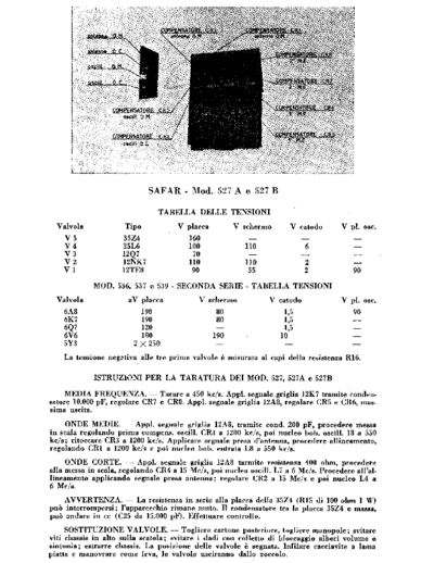 SAFAR 527A alignment