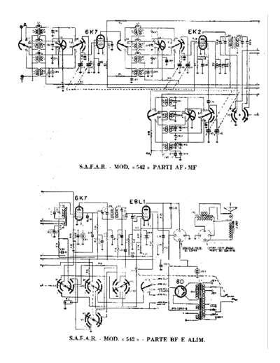 SAFAR 542 RF IF AF and Power Supply unit