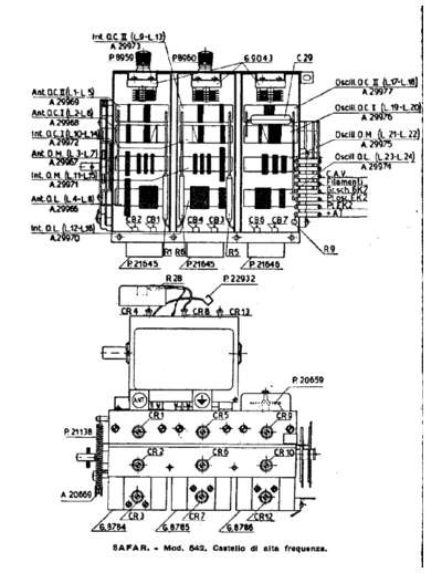 SAFAR 542 RF Unit assembly