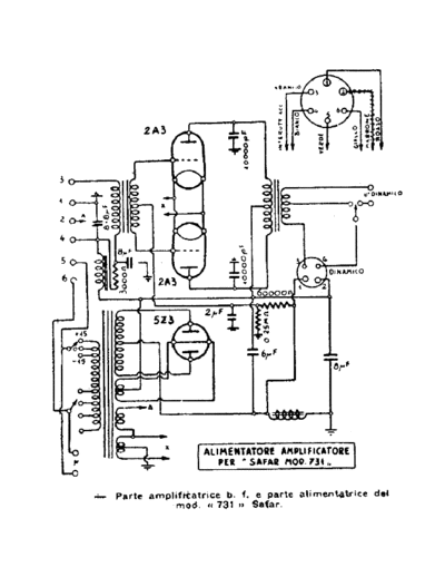 SAFAR 731 AF and power supply unit