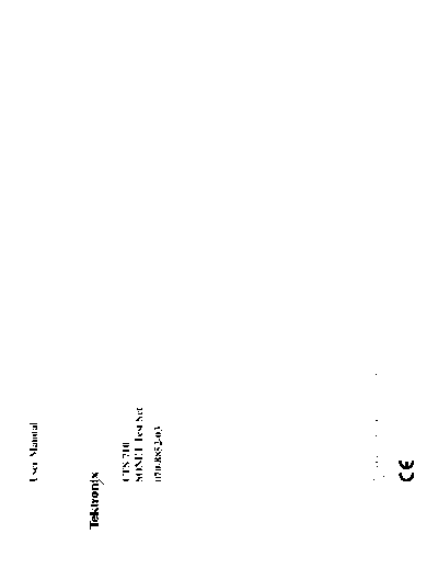TEK CTS 710 User