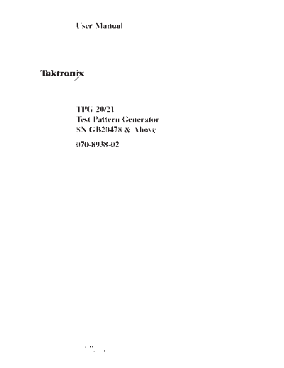 TEK TPG 20_252C 21 User