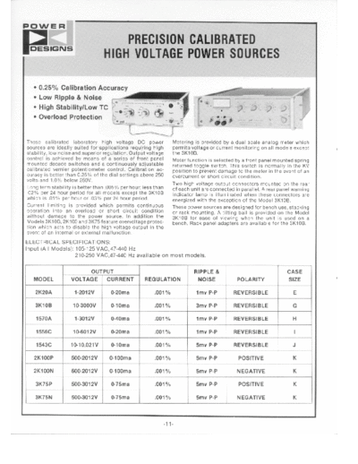 Power-Designs-Power-High-Voltage-Power-Sources-datasheet