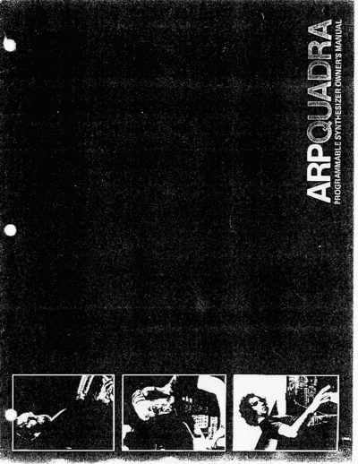 ARP Quadra Owners Manual