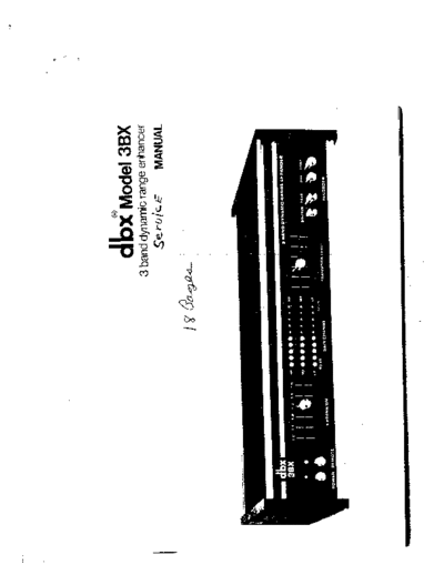 3bx Service Manual