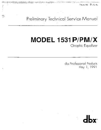 1531P-PM-X Service Manual