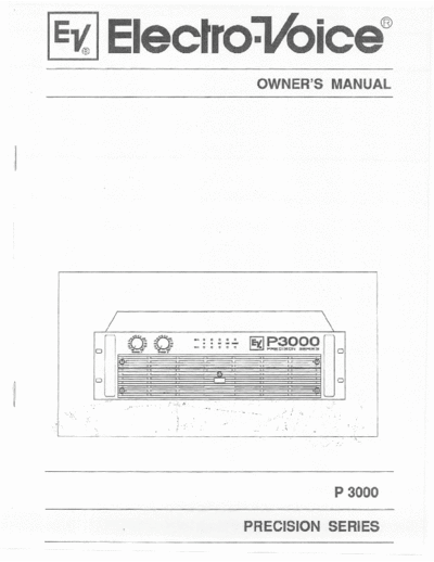 ElectroVoice-P3000 pwramp