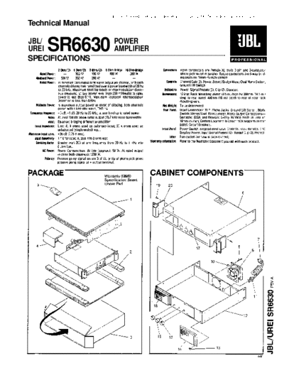 Jbl-SR6630 pwramp