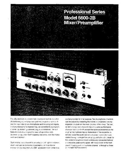 Jbl-5600-2B pwrmix