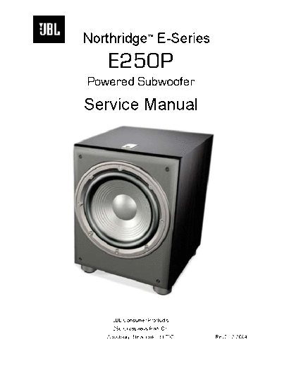 Jbl-E250P actsub