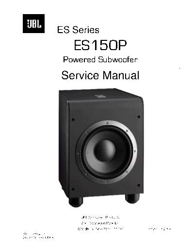 Jbl-ES150P actsub