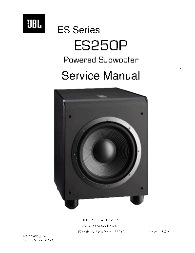 Jbl-ES250P actsub