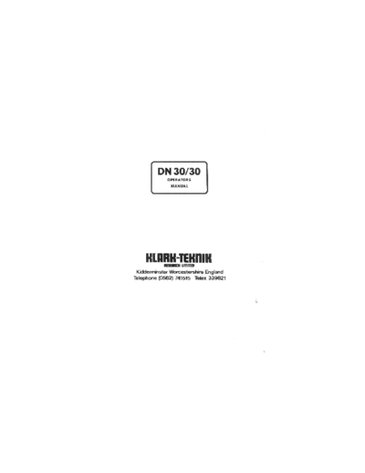DN3030 User Manual