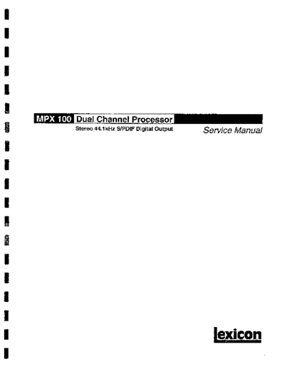 MPX100servicemanual