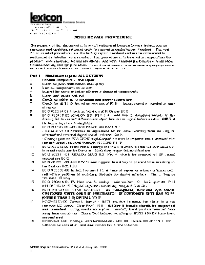 LEX300REPProzedur
