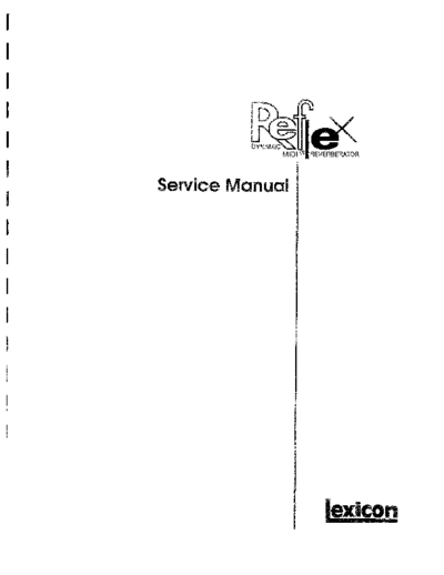 REFLEXservicemanual