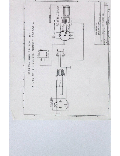 Oberheim Matrix 1000 Schematics
