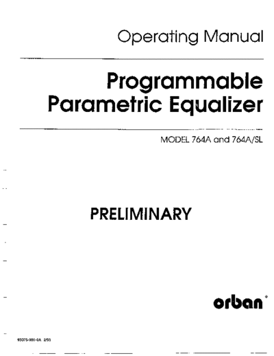 764A Manual Sections 1-3