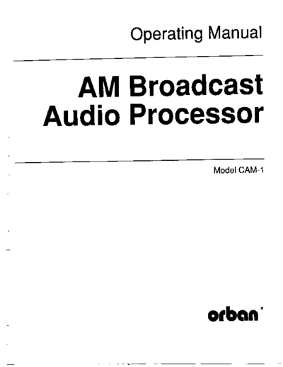 CAM1_Manual