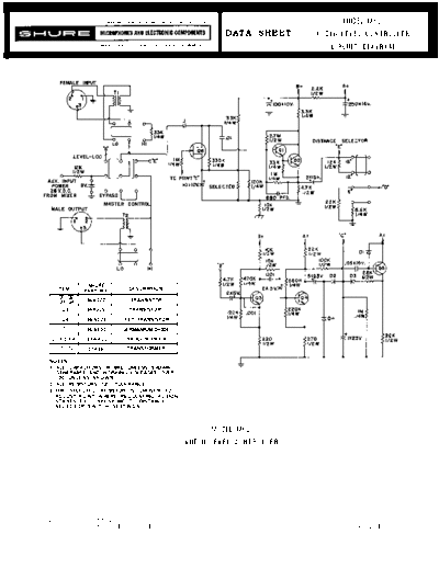 Shure-M62 preamp