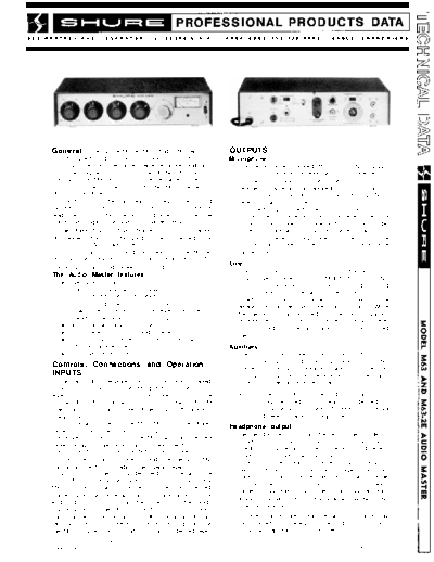 Shure-M63 mix