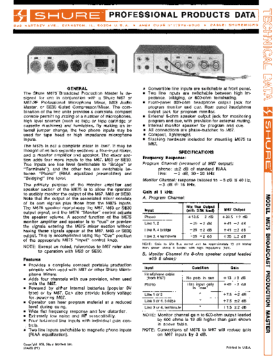 Shure-M675 mix