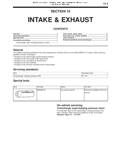 15 Intake and Exhaust
