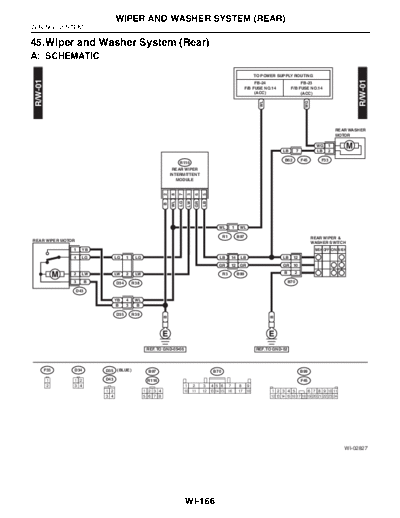 45. Wiper and Washer System (Rear)