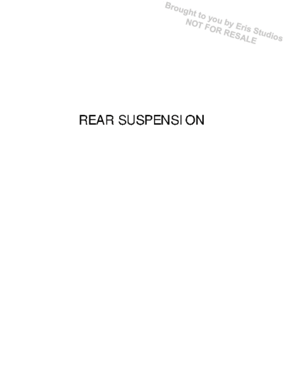 RS Rear Suspension