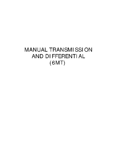 6MT Manual Trans