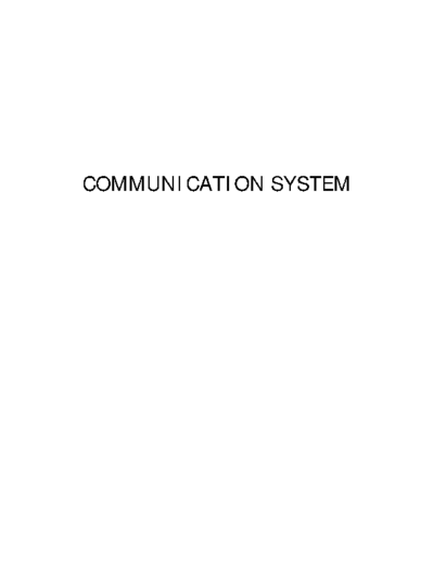 COM Communication Sys
