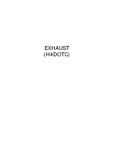 EX(H4DOTC) Exhaust