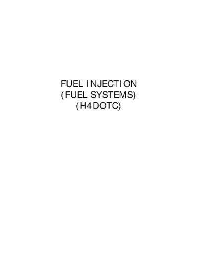 FU(H4DOTC) Fuel Inj
