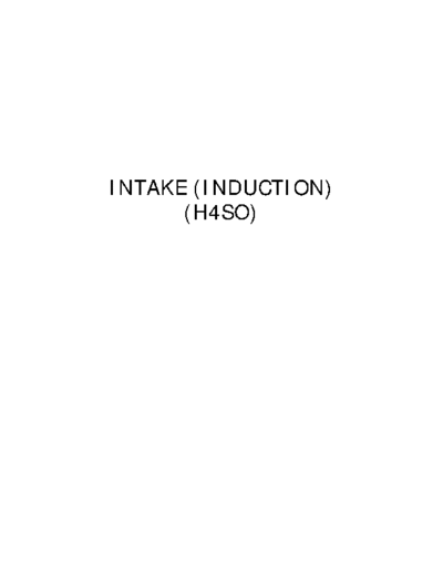 IN(H4SO) Intake