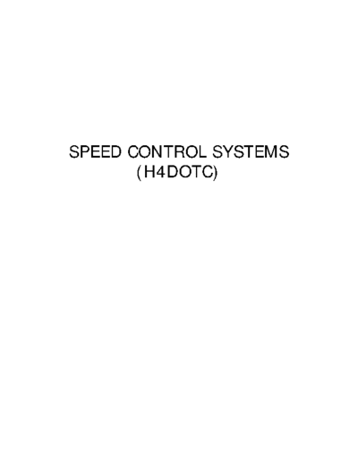 SP(H4DOTC) Speed Cont