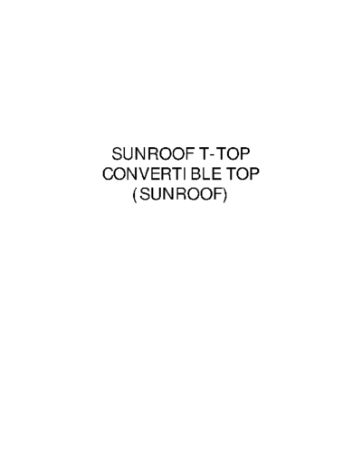 SR Sunroof