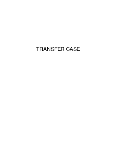 TC Transfer Case