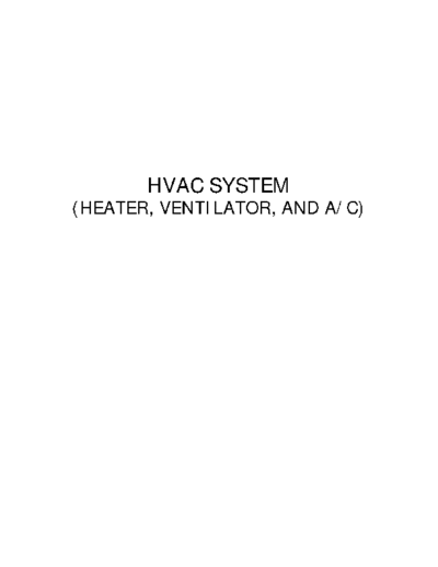 AC HVAC System