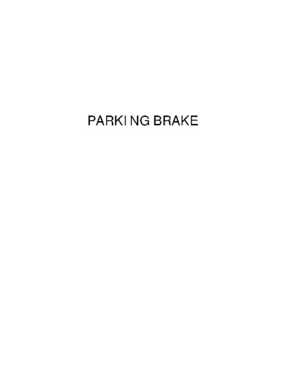 PB Parking Brake