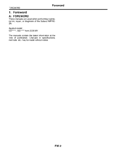 FW Foreword