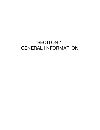 SECTION 1 Gen Info