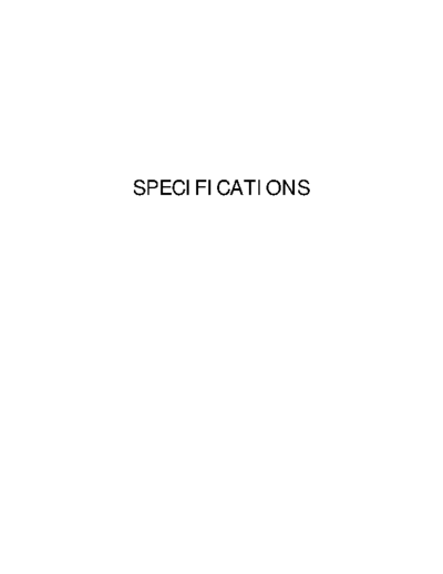 SPC Specs
