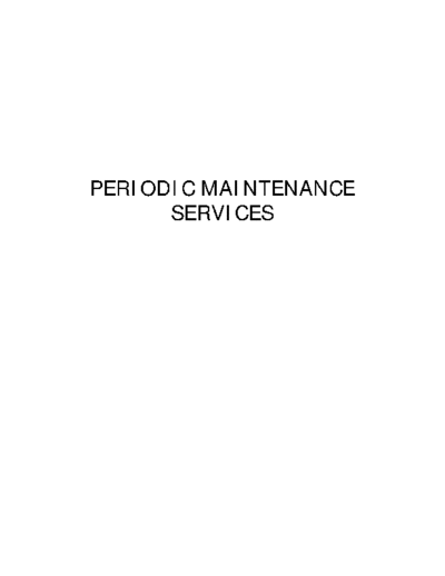 PM Periodic Maint