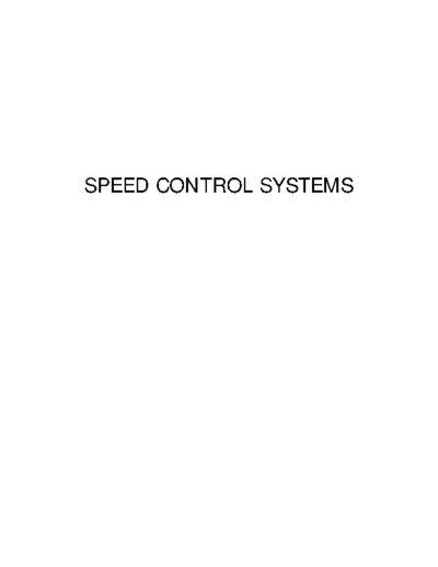 SP(H4DOTC) Speed Control