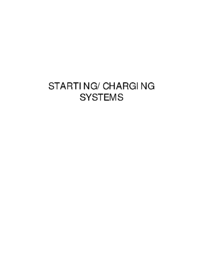 SC(STi) 10 Starting-Charging